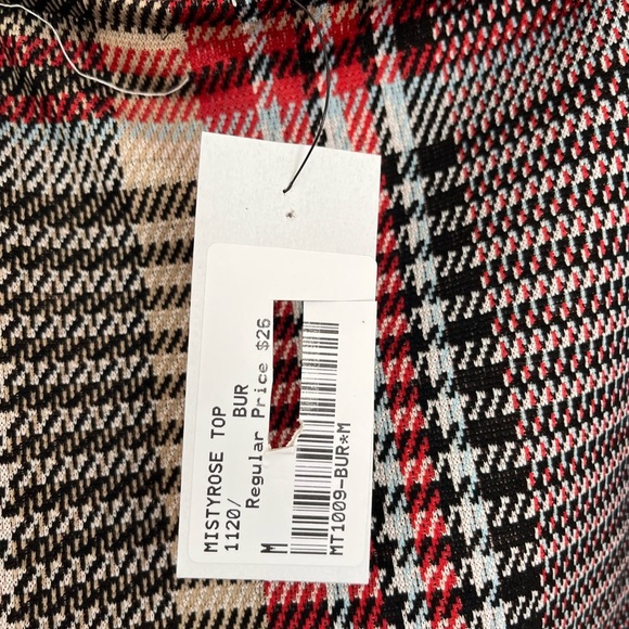 Plaid Women's Crop Top size Medium - Picture 8 of 9